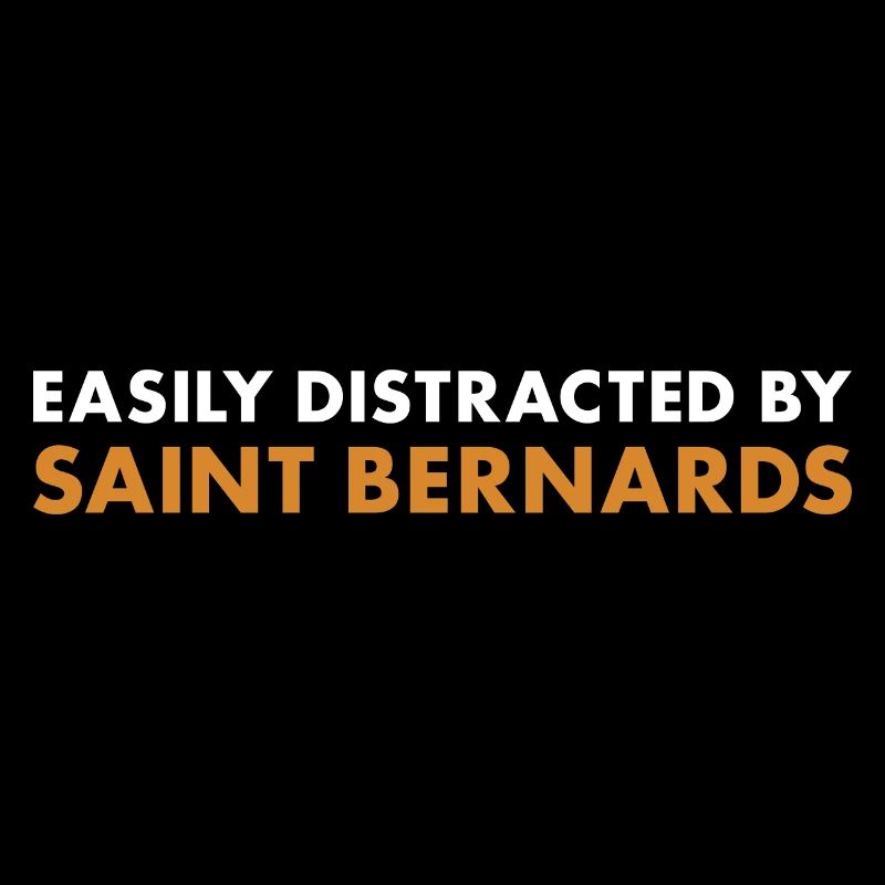 Facilement distrait par le Saint-Bernard