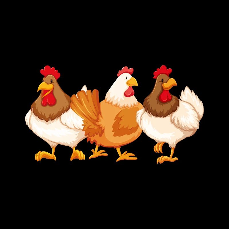 Funny chickens