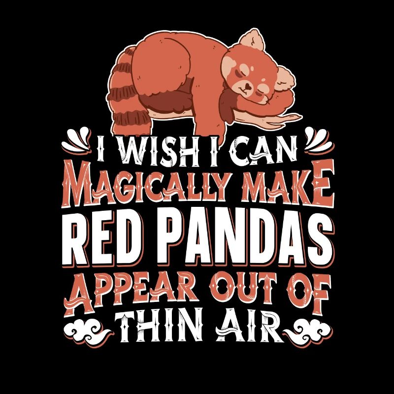 Chat Ours Panda Rouge
