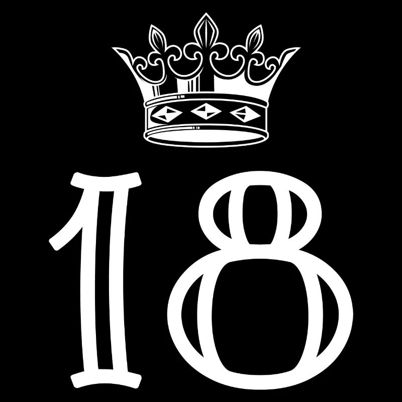 18 Number crown