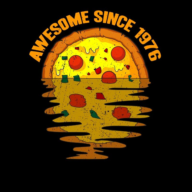 Awesome since 1976 Pizza 46. Geburtstag Geschenk