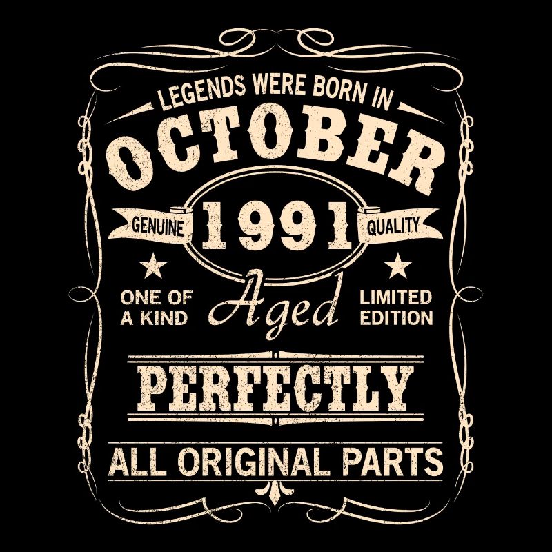 Millésime Octobre 1991 Anniversaire