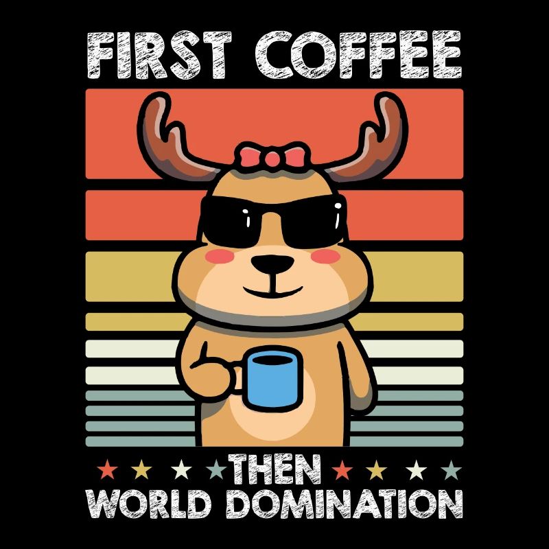 Hirsch Kaffee Sonnenbrille