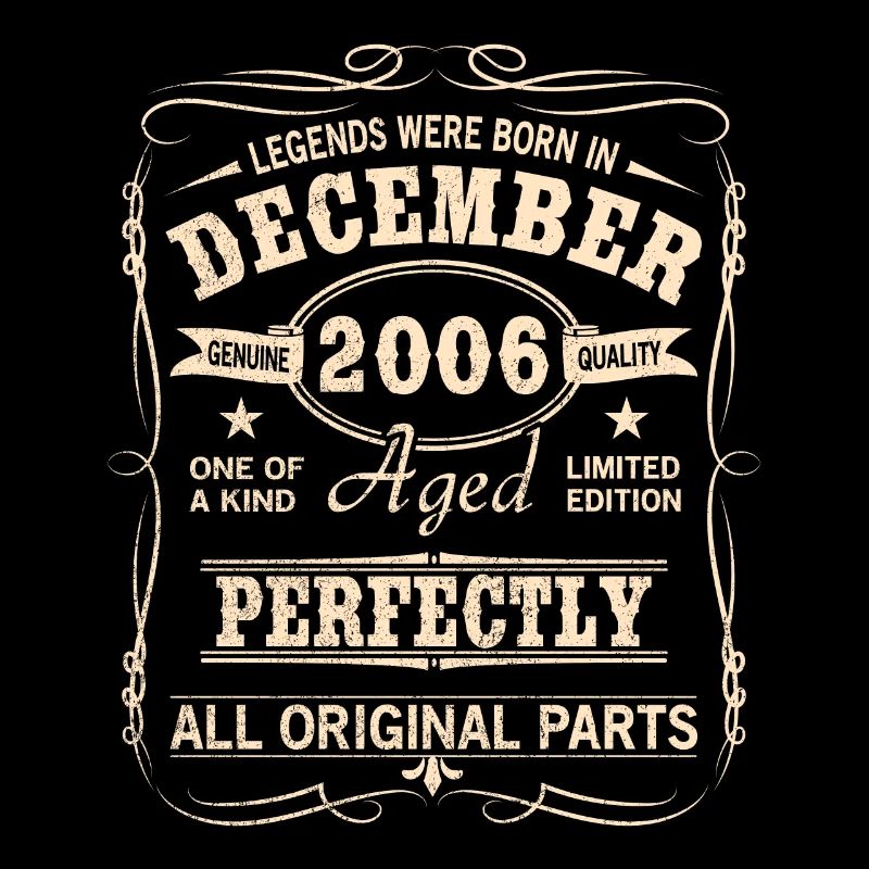 Millésime Décembre 2006 Anniversaire