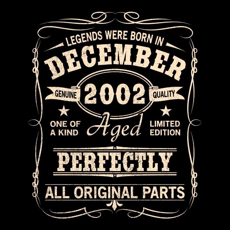 Millésime Décembre 2002 Anniversaire