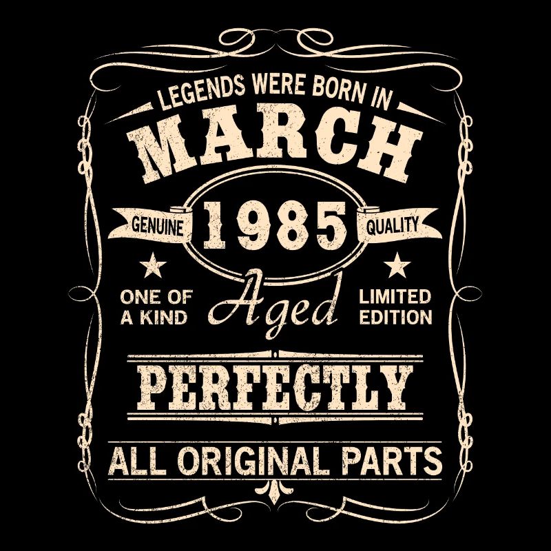 Millésime Mars 1985 Anniversaire