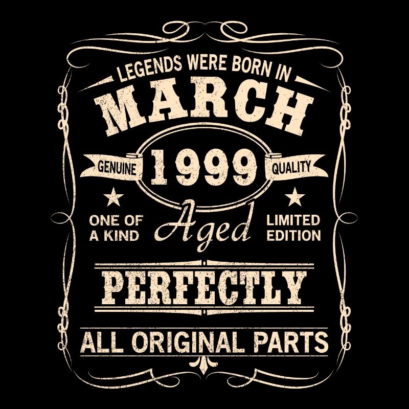 Millésime Mars 1999 Anniversaire