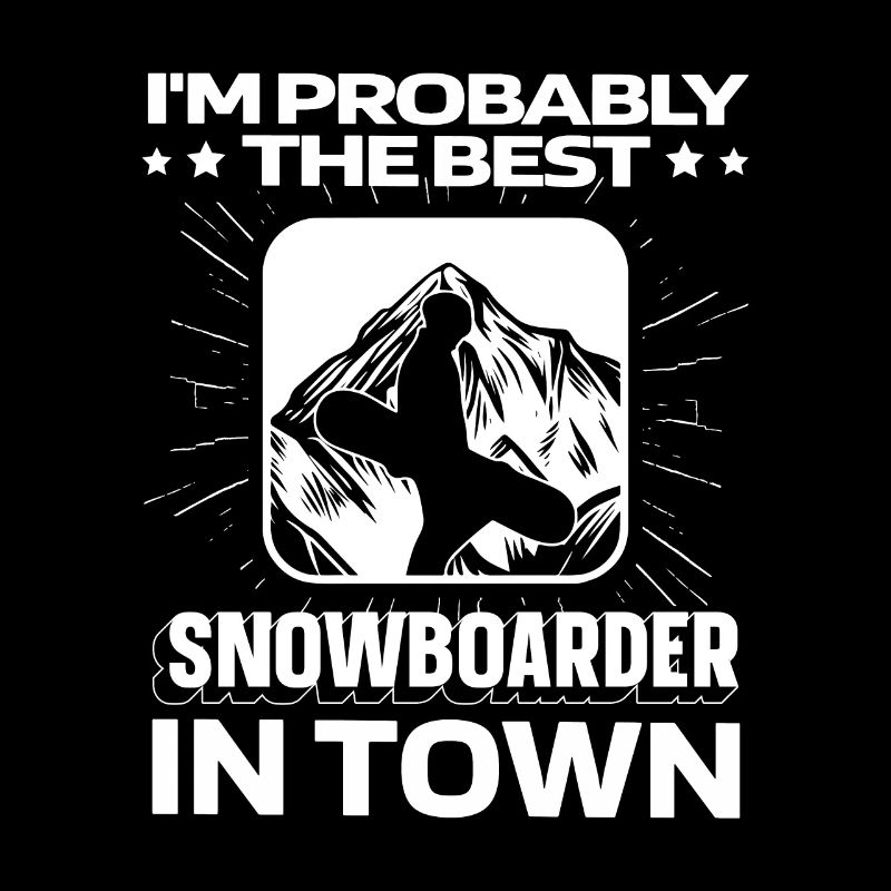 Snowboard Snowboarder Witzig