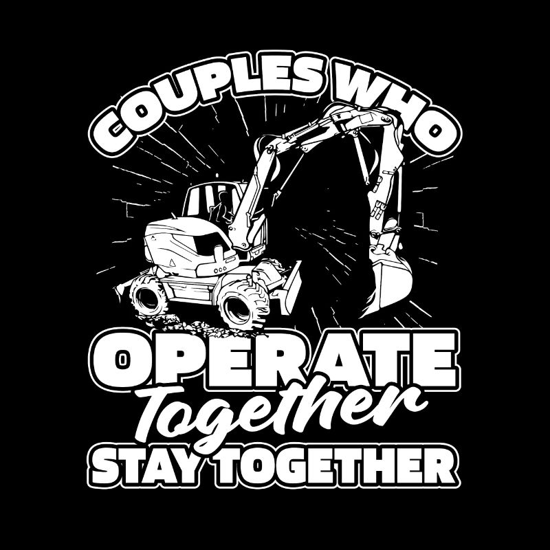 Baggerfahrer Paar