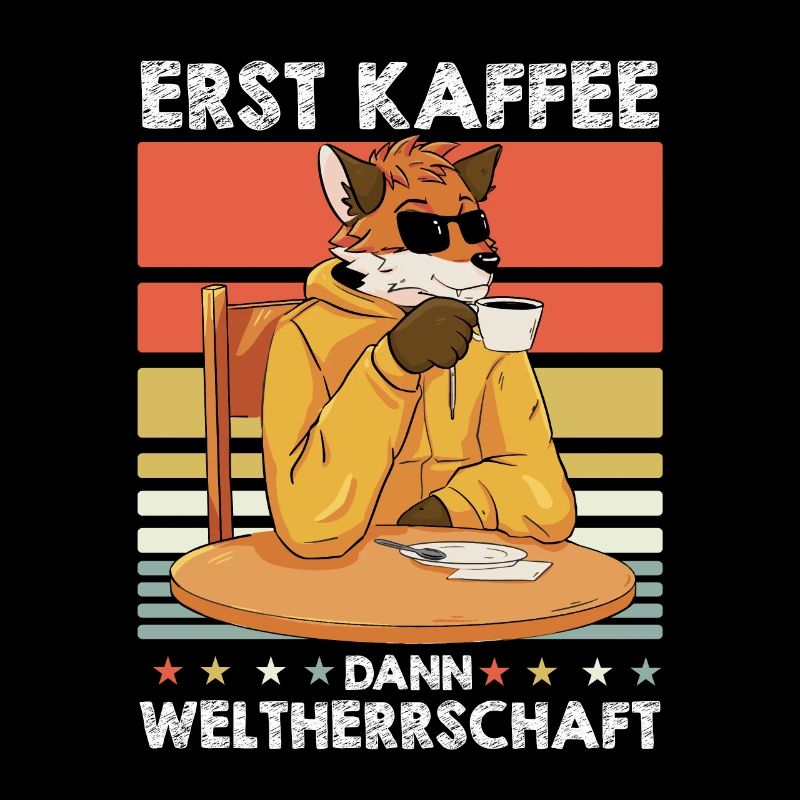 Fuchs Sonnenbrille Kaffee