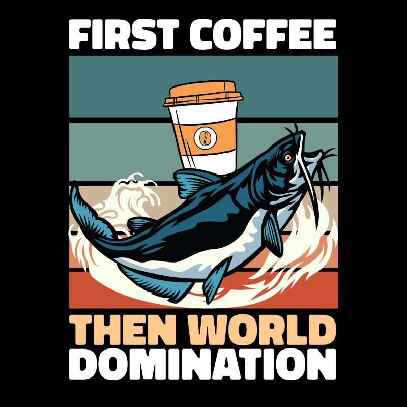 Café de poisson-chat