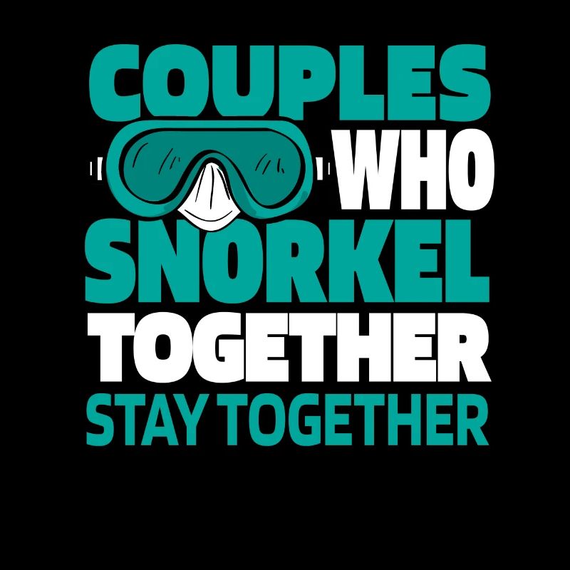 Couple de plongée en apnée