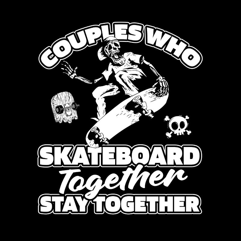 Couple de skateboard