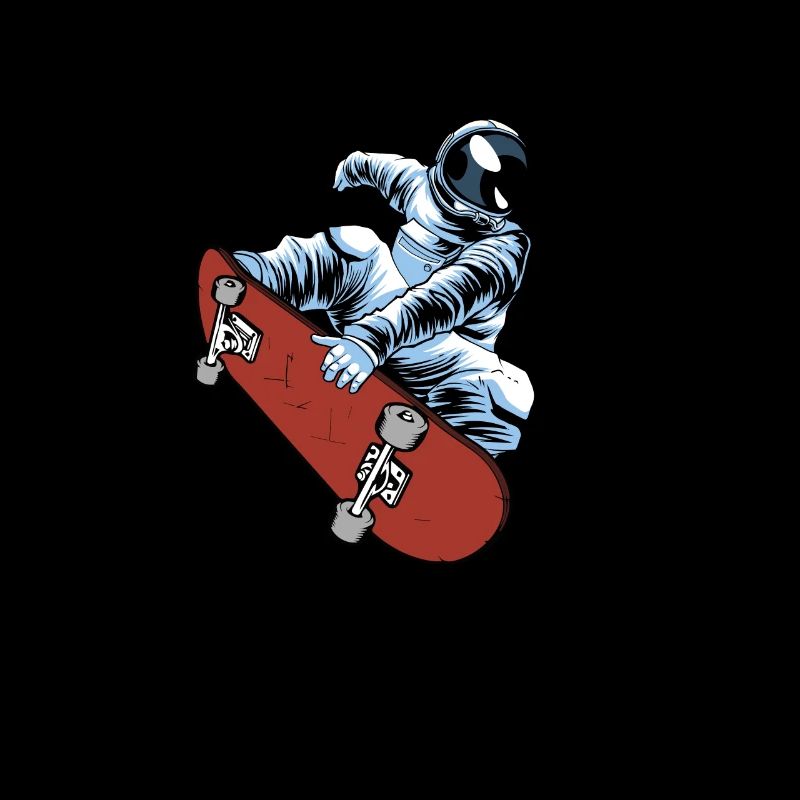 Skateboard Skater Astronaut