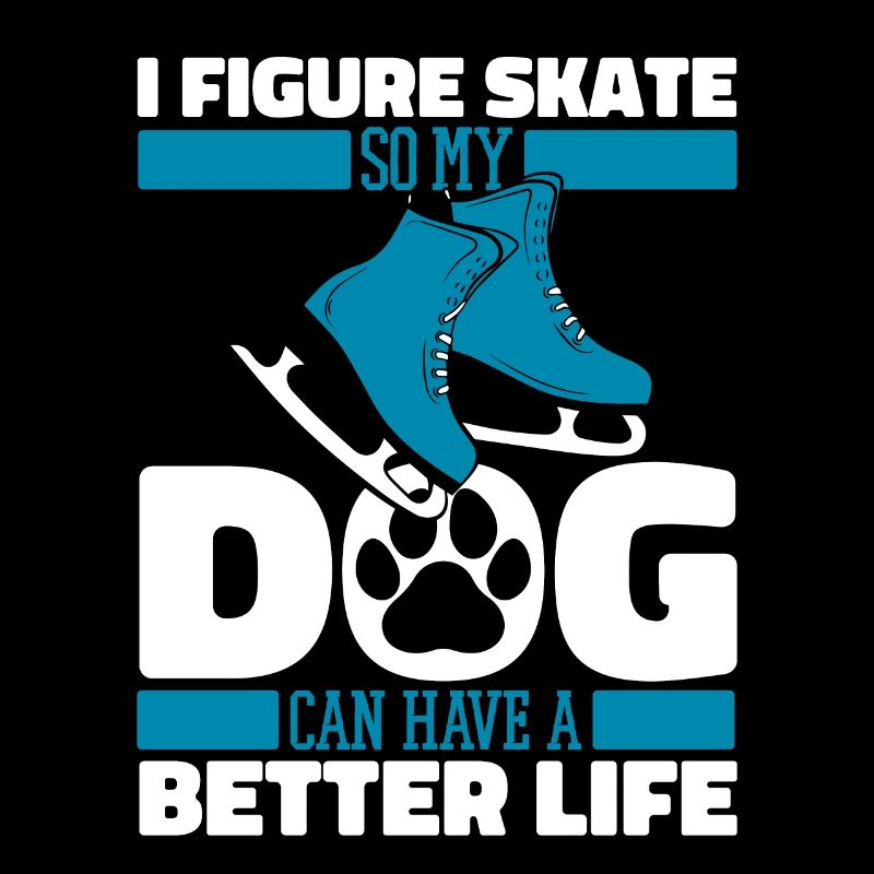 Eiskunstlauf Eiskunstläuferin Hund