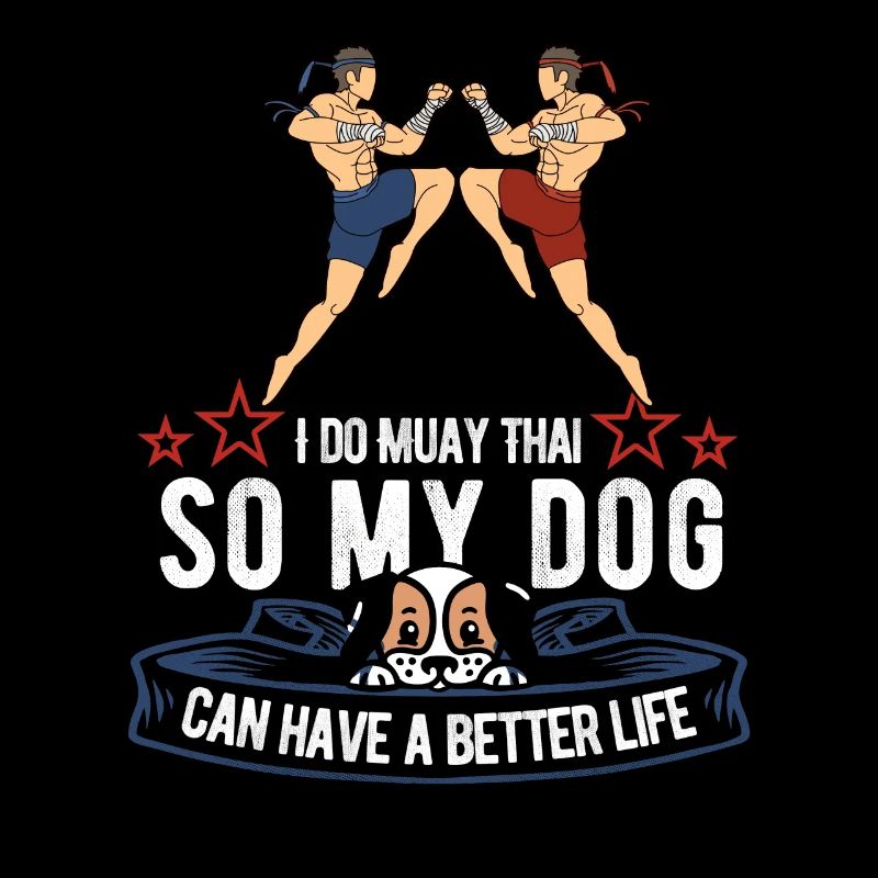 Muay Thai Chien de boxe thaïlandais