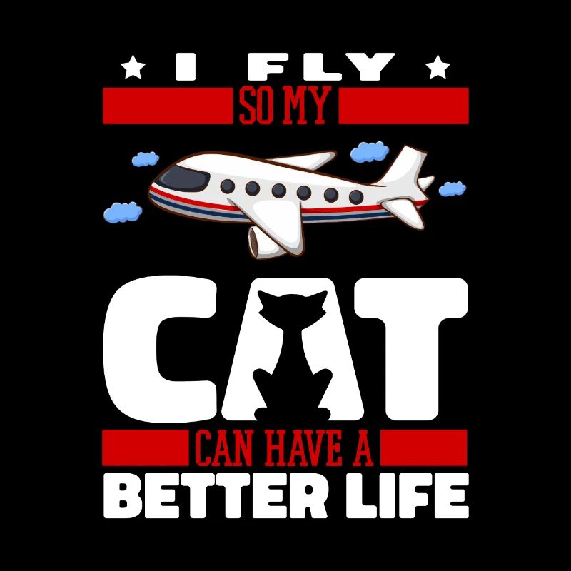 Flugbegleiter Stewardess Katze