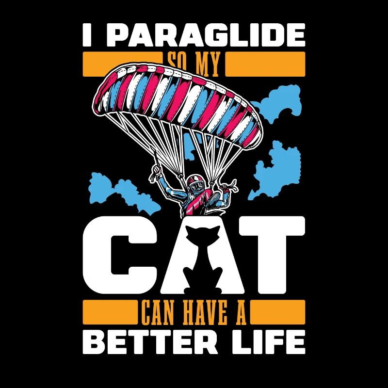 Paragleiter Paragleiten Katze