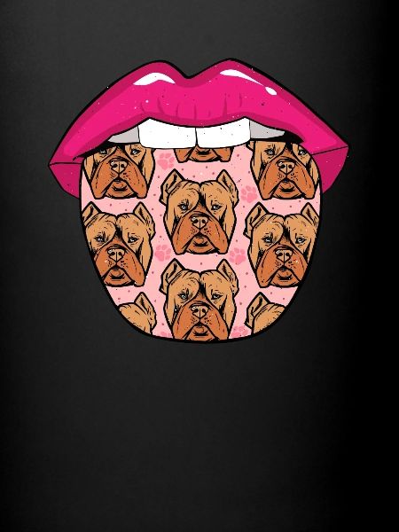 American Bully Tongue