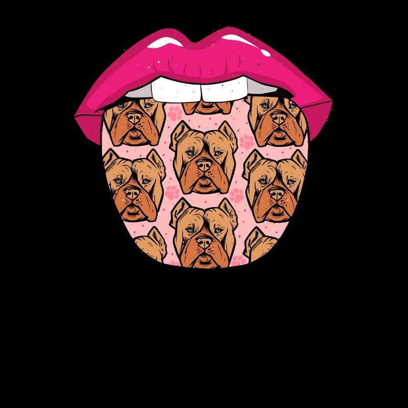 American Bully Tongue