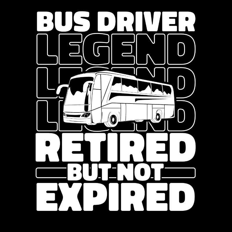 Bus Bus Chauffeur d’autobus à la retraite