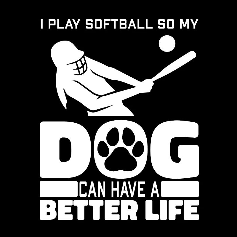 Softball Dog