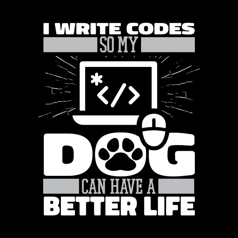 Developer Coder Programmer Dog