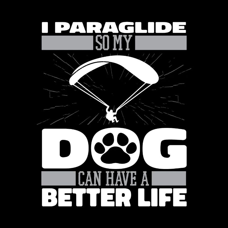 Paragleiter Paragleiten Hund