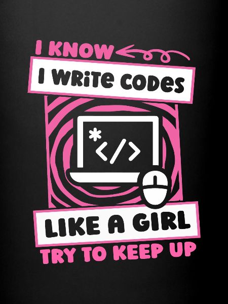 Développeur Coder Programmeur Girl