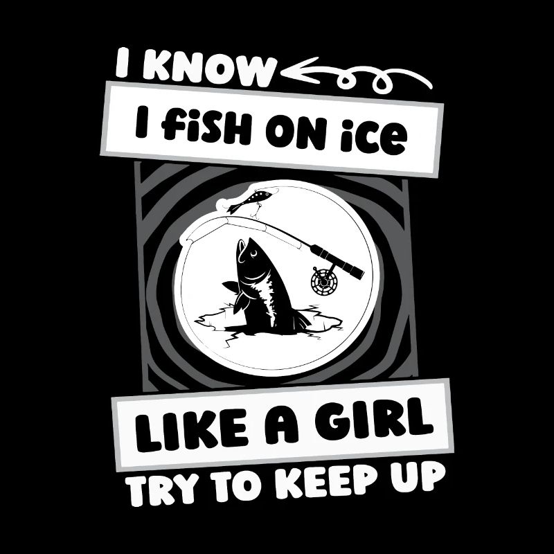 Eisfischen Eisangeln Mädchen