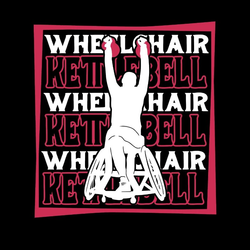 Kettlebell Rollstuhl