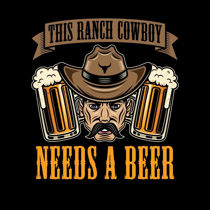 Rodeo Cowboy Bier Ranch Cowboy
