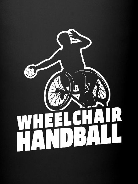 Handball Handballer Rollstuhl