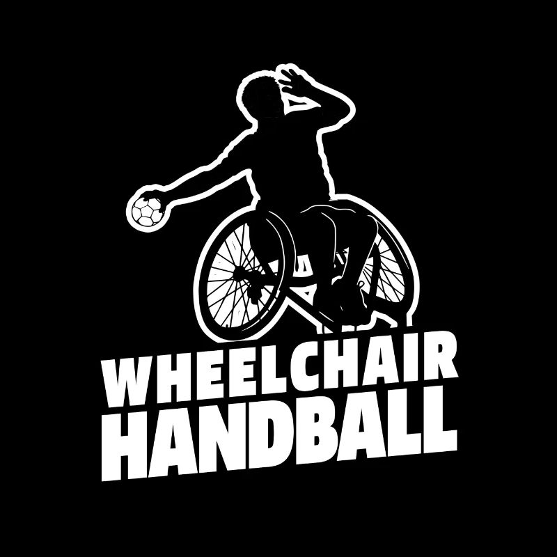 Handball Handballer Rollstuhl
