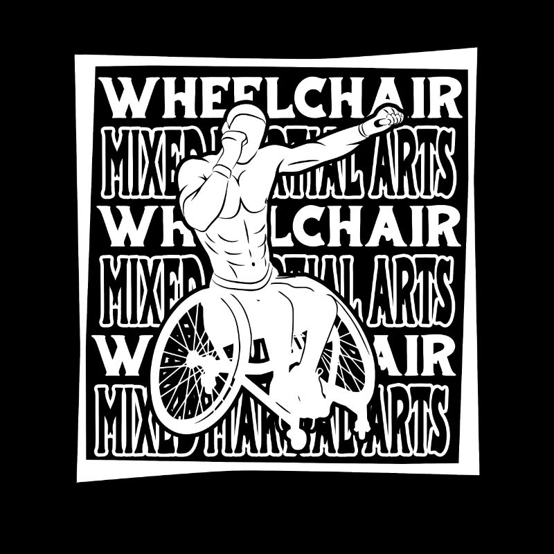 Fauteuil roulant d’arts martiaux mixtes