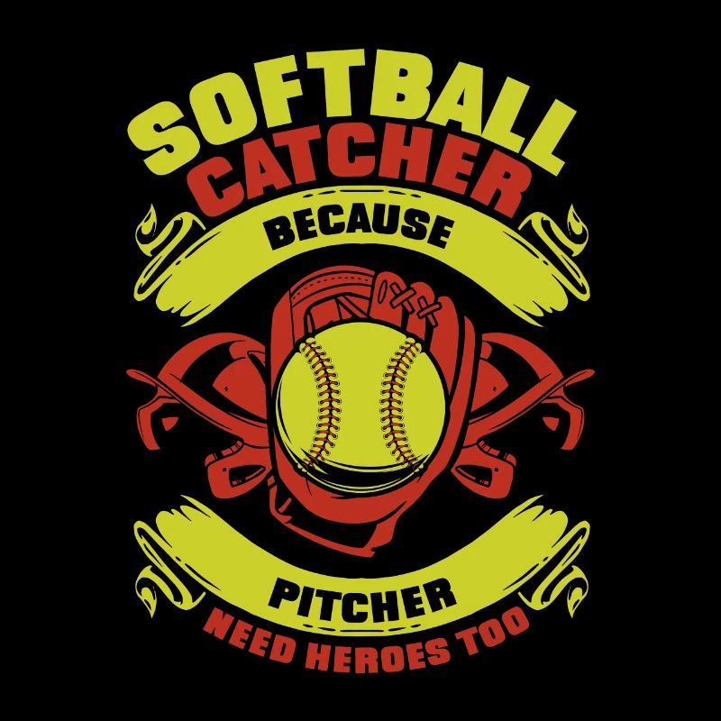 Softball catcher