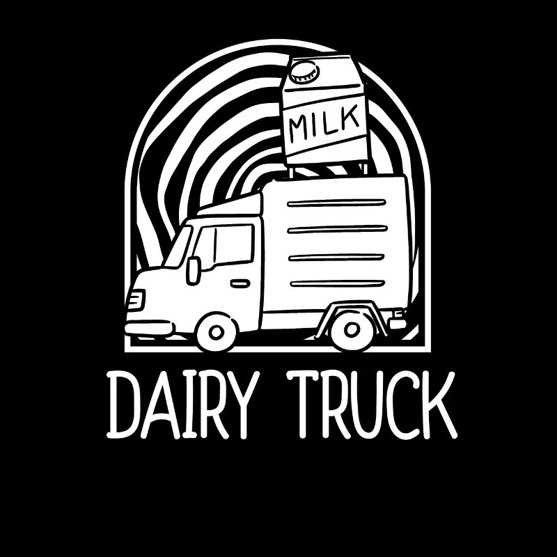 Wagon de lait de vache