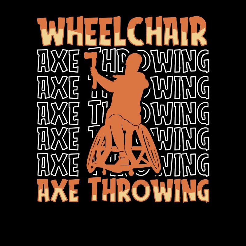 Lancer de hache Lanceur de hache Fauteuil roulant