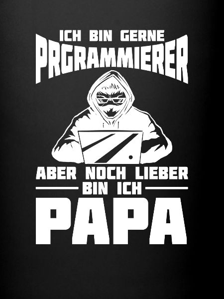 Entwickler Coder Programmierer Vater