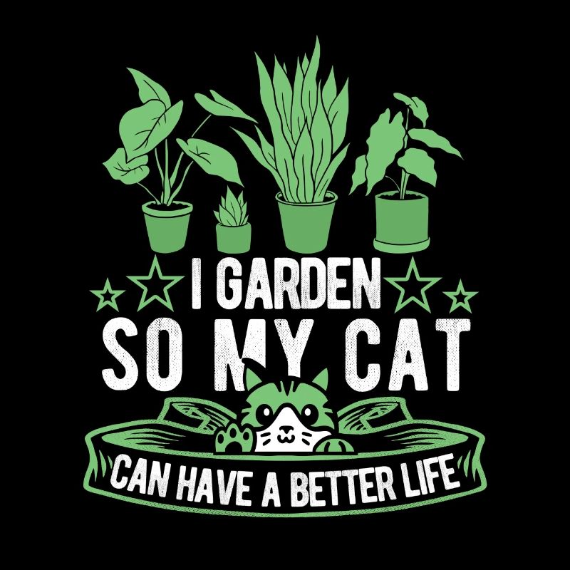 Hobby Gardener Garden Cat