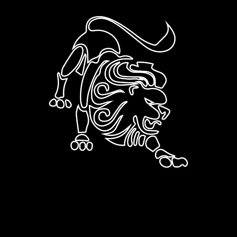 Zodiac sign Leo symbol