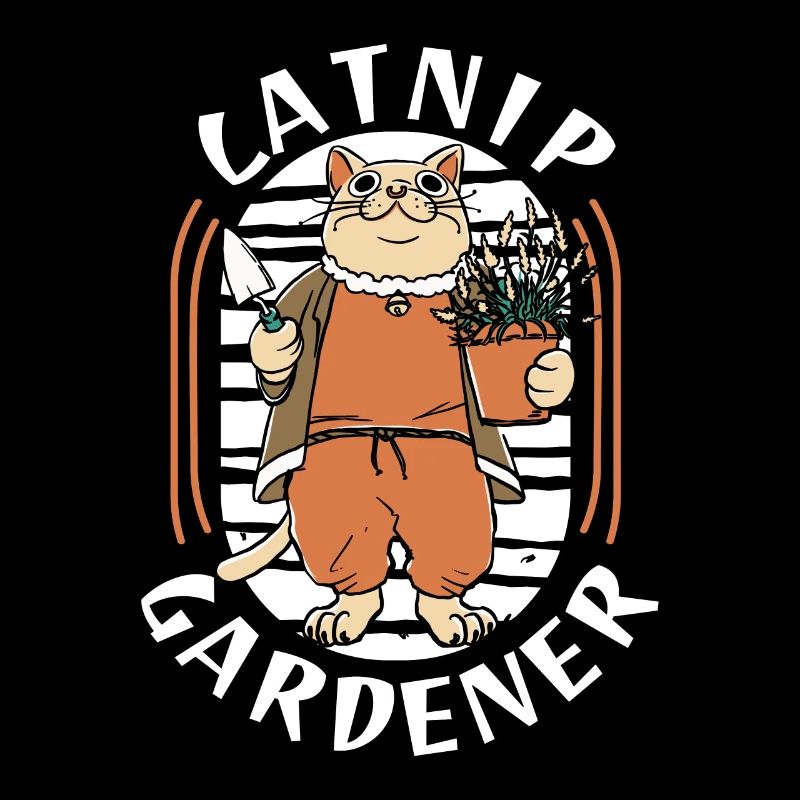 Hobby jardinier jardin herbe à chat chat