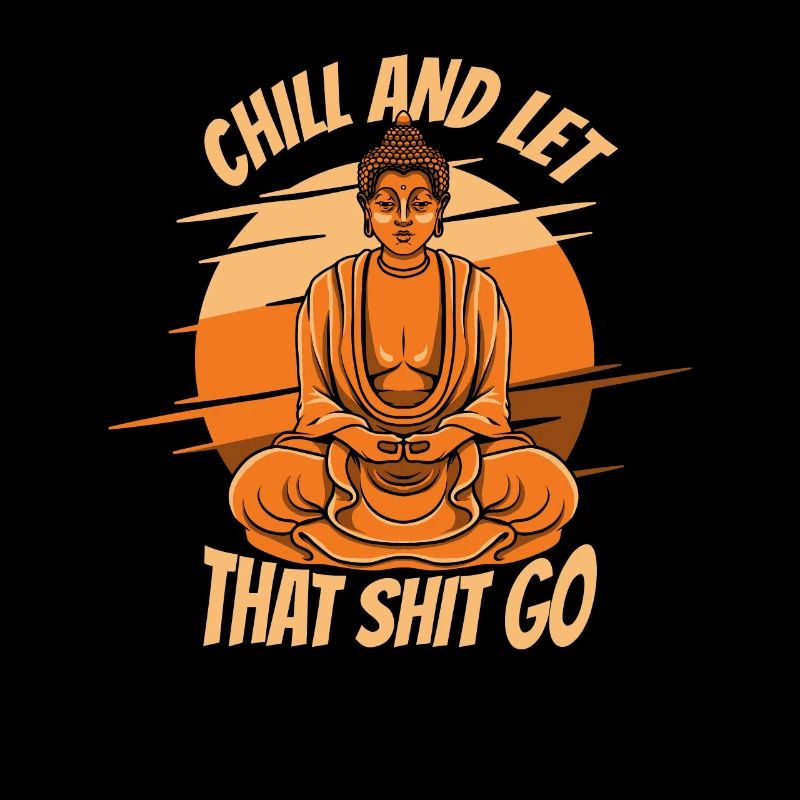 Bouddha bouddhiste Bouddha lâche prise de la merde