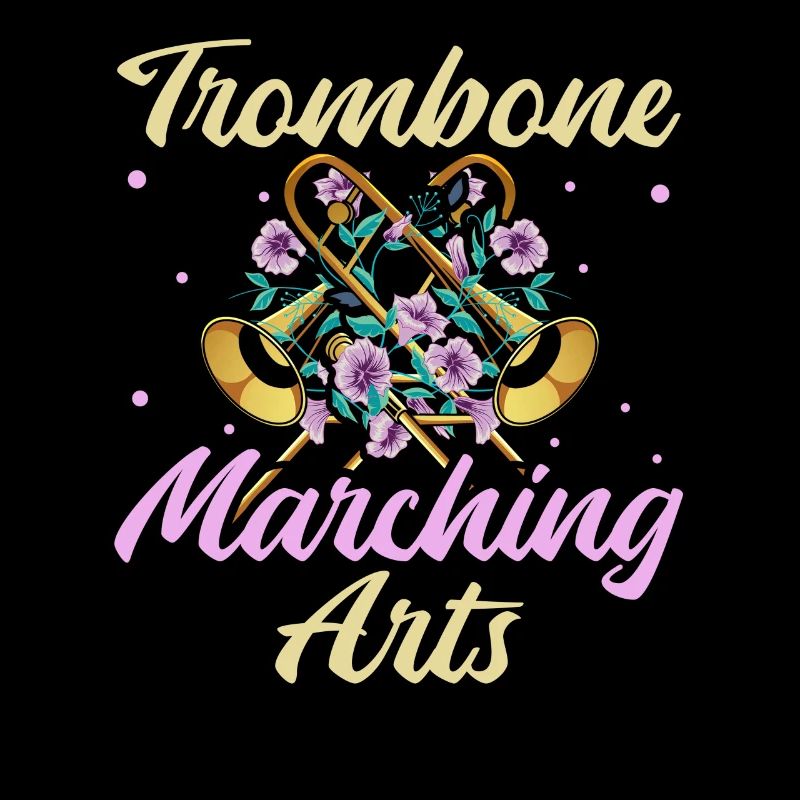 marching band trombone art brass band trombone