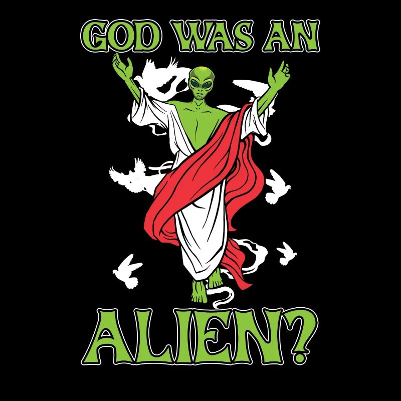 Christ Christianity Funny Alien Jesus