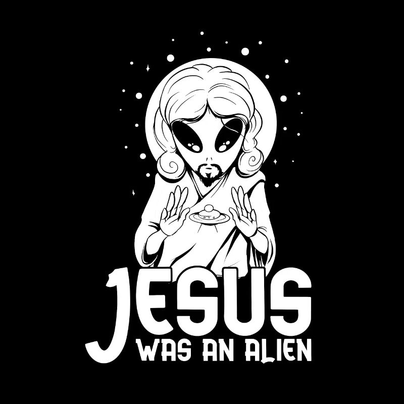 Christ Christianity Funny Alien Jesus
