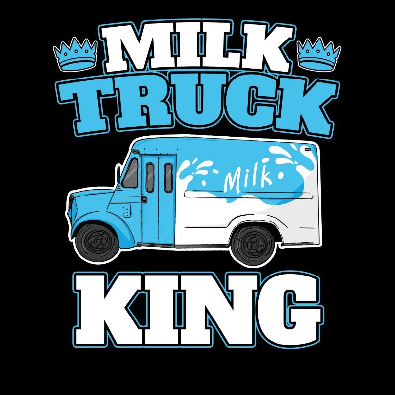 Wagon de lait de vache King Milk