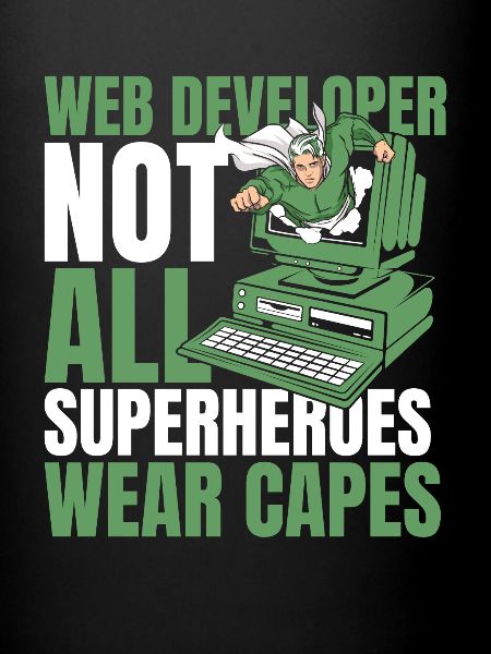 Web Entwickler Webdeveloper Superheld