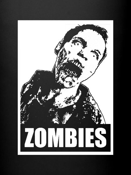 Affiche d’Halloween zombie
