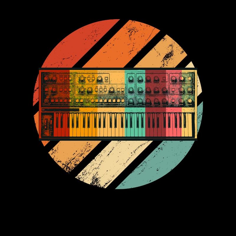 synthesizer retro synth electronic music